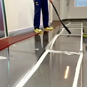 Заливка эпоксидных наливных полов с эффектом 3D